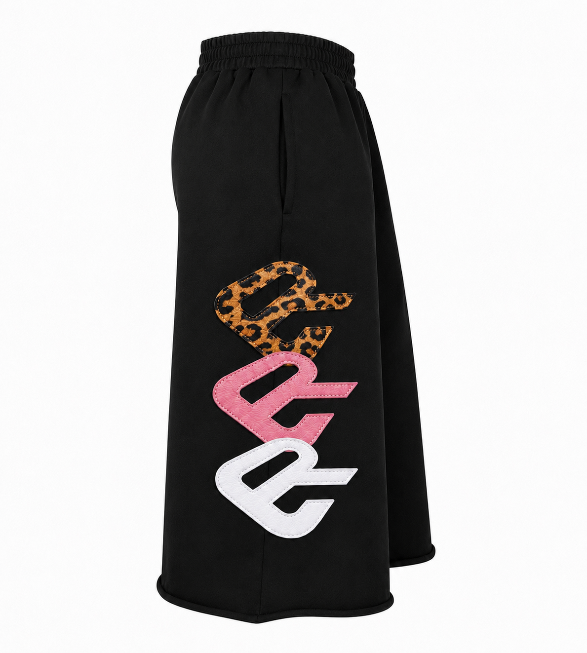 Black Triad 3/4 Shorts