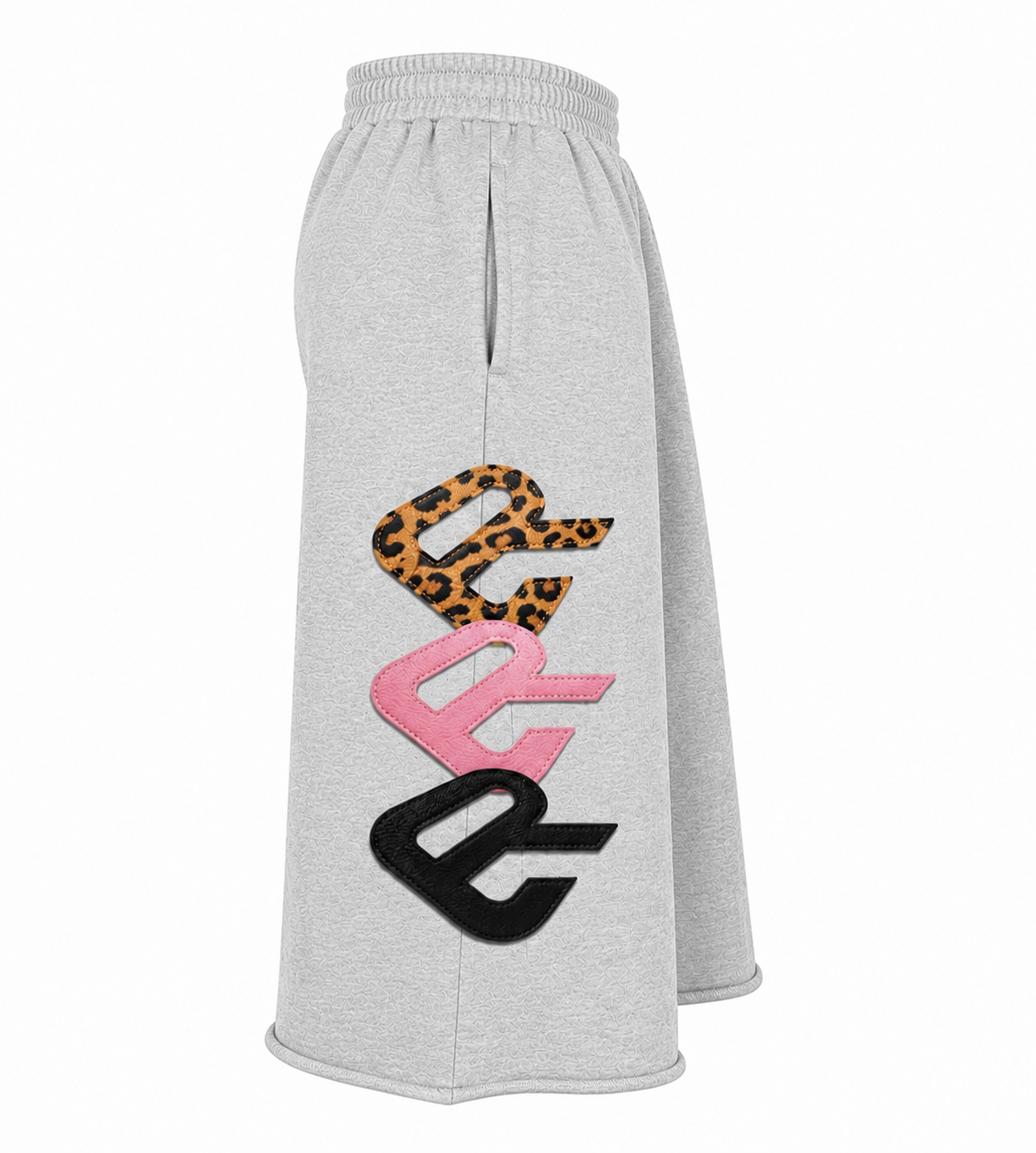 Gray Triad 3/4 Shorts