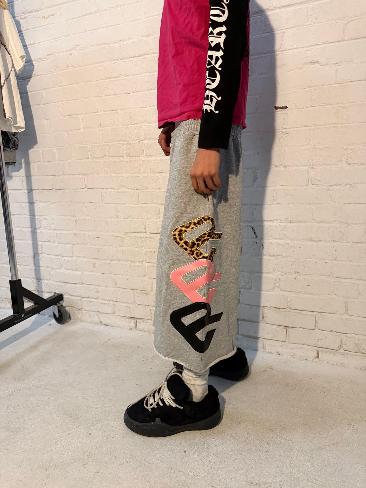 Gray Triad 3/4 Shorts