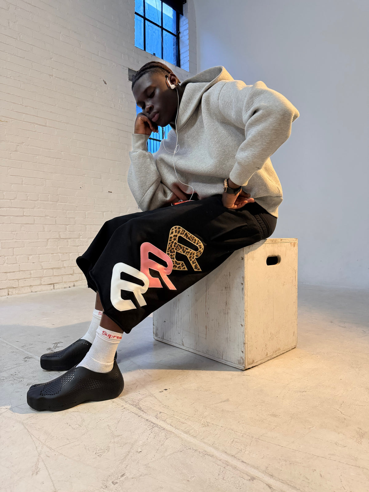 Black Triad 3/4 Shorts