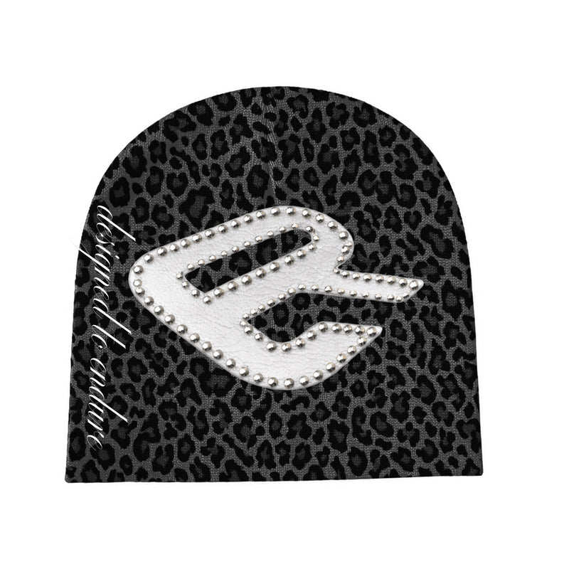 Midnight Leopard Beanie
