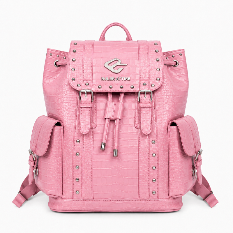 Studded Rosé Regalia Bag