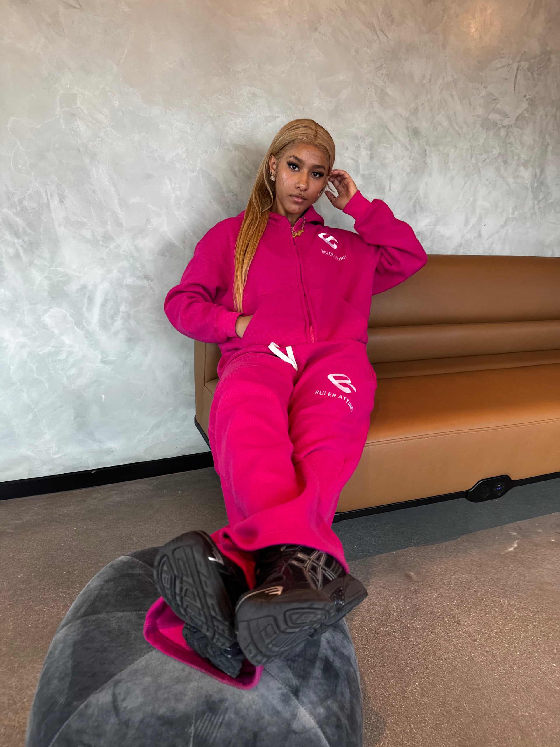 Blush Thermal Hoodie